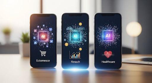 AI Solutions: How eCommerce, Fintech, and Healthcare Mobile Apps Are Leveraging AI